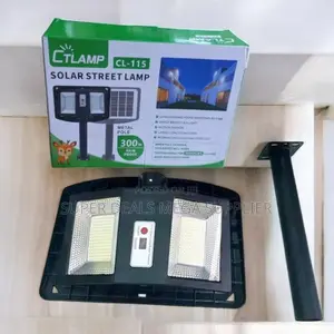 Ctlamp 300w Ultra Bright Double Sided Motion Sensor Solar Street Light