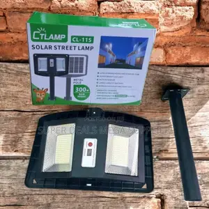 Ctlamp 300w Waterproof Double Sided Solar Street Light for Outdoors
