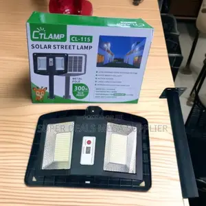 Ctlamp 300w Solar Street Light With Inbuilt Li-Ion Battery and Sensor