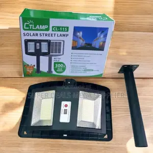 Ctlamp 300w Solar Motion Sensor Street Light With Easy Installation