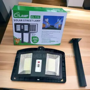 Ctlamp 300w High Durability Solar Street Light With Dusk to Dawn Mode