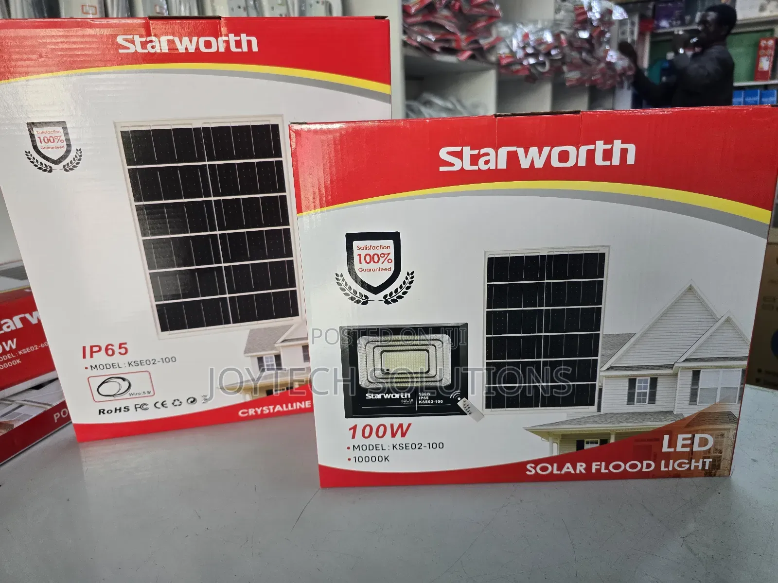 Starworth 100 Watts Solar Floodlights