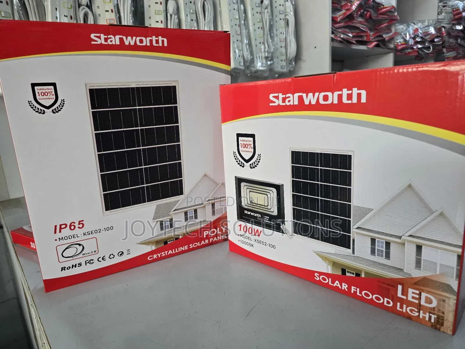 Starworth 100 Watts Solar Floodlights