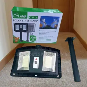 Ctlamp 300w Solar Street Light With High Lumens and Motion Detection