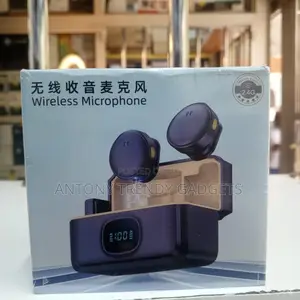 Q8 Magnetic Clip Wireless Microphone With Noise Cancellation