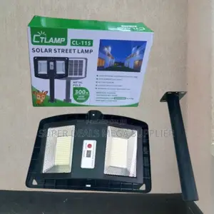 Ctlamp 300w Top Quality Solar Street Light With Dual Sided Lighting