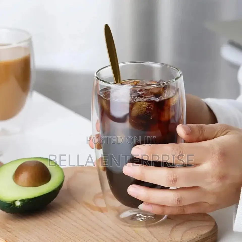KSHS 250 Double Wall Glass Cup.Capacity 450mls