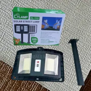 Ctlamp 300 Watts Low Maintenance Outdoor Waterproof Solar Street Light