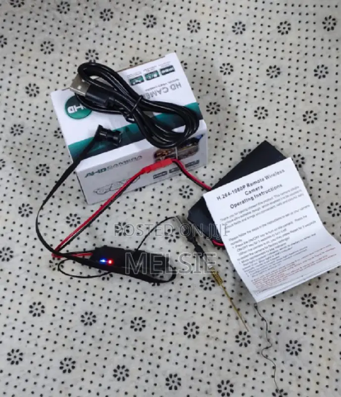 Smart Wifi Pinhole Spy Camera With Motion Detection