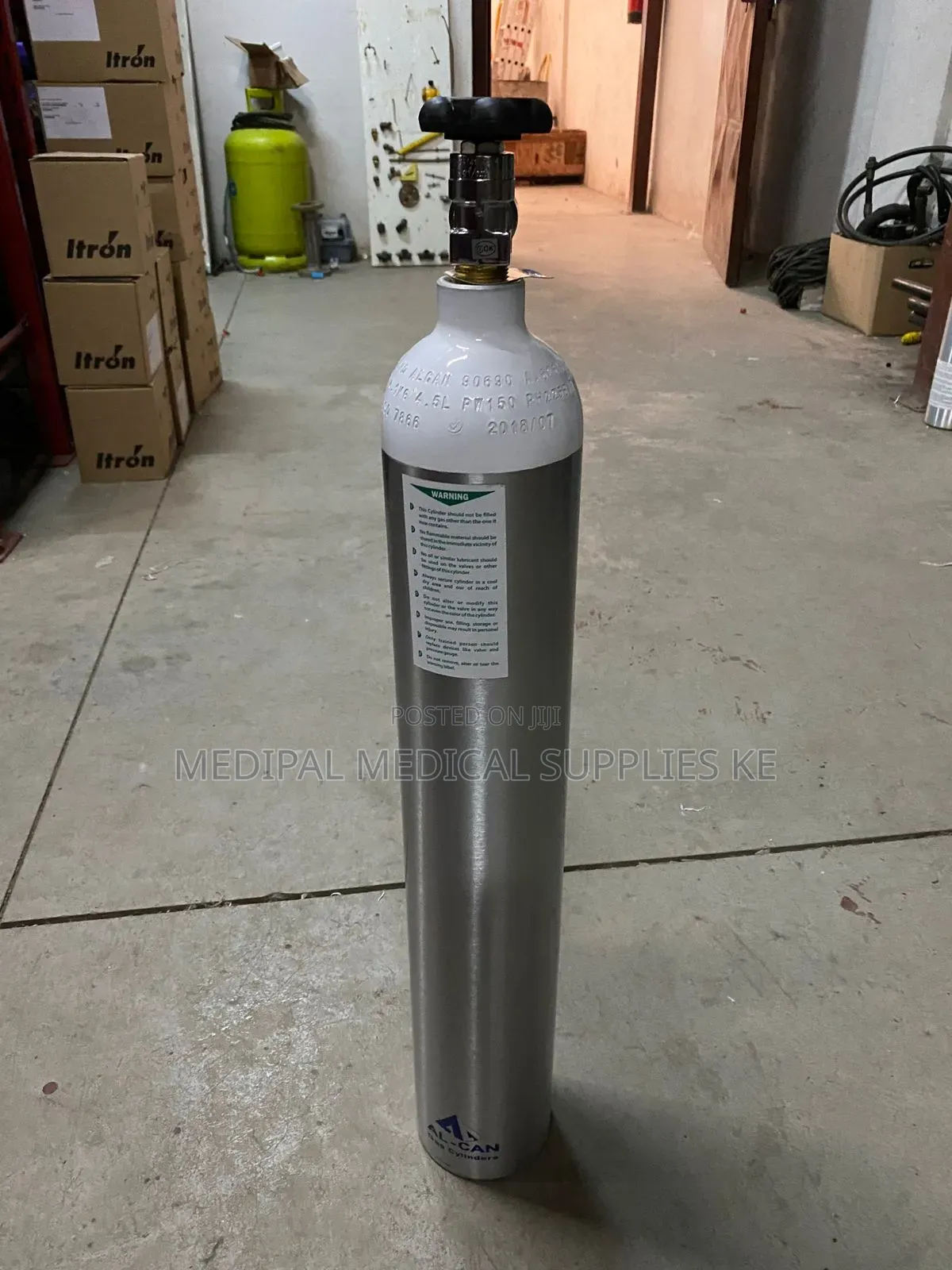 Aluminium Oxygen Cylinder