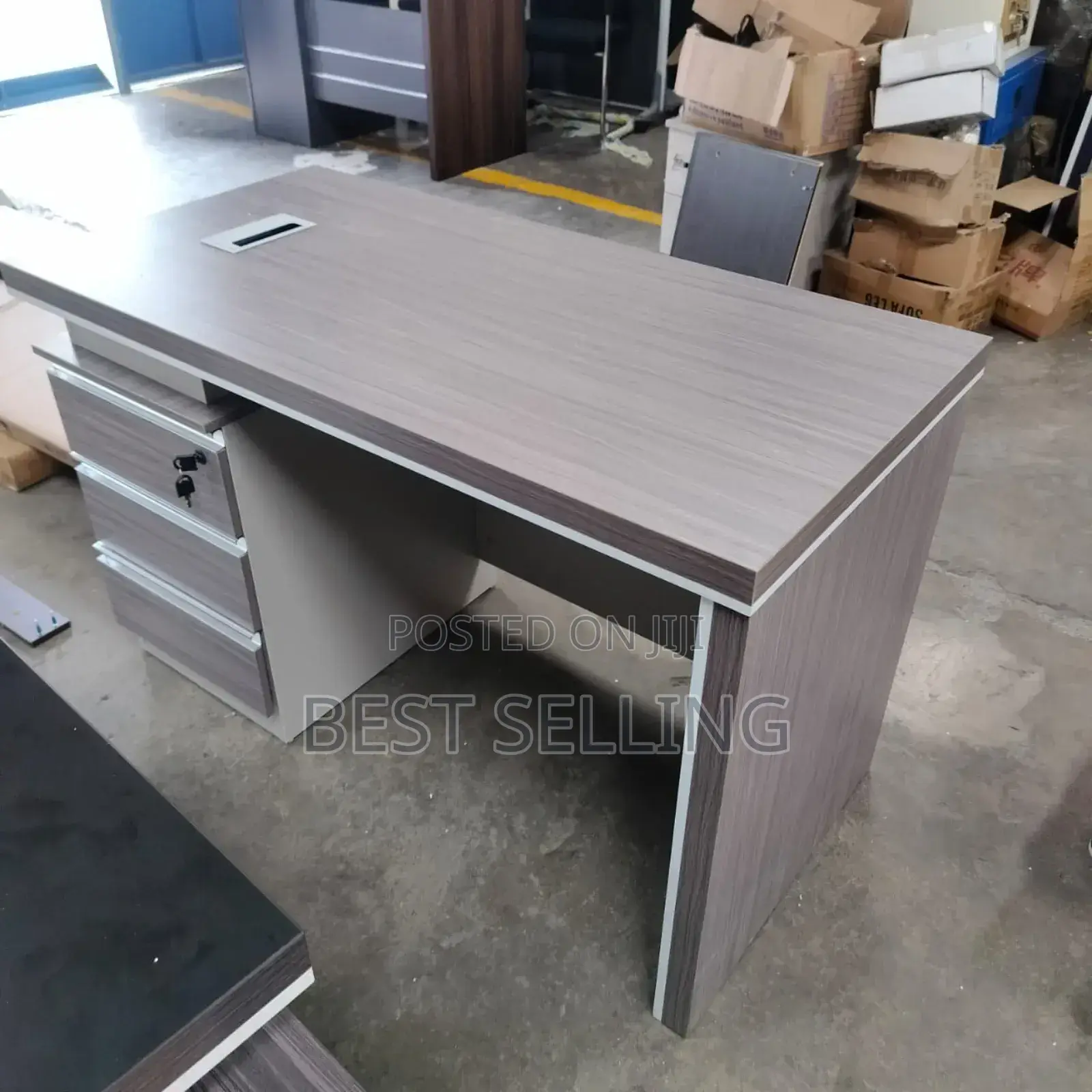 Grey Executive Office Desk
