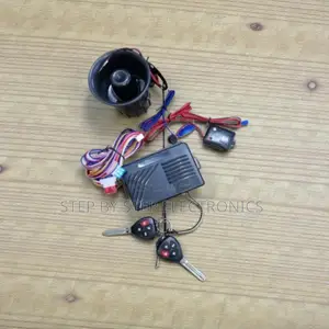 Durable Universal Car Anti-Theft Alarm System Kit With Two Flip Keys