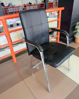 Leathered Waiting Chair