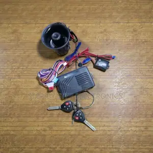 Car Security System Kit With Two Flip Keys, Siren and Smart Sensors