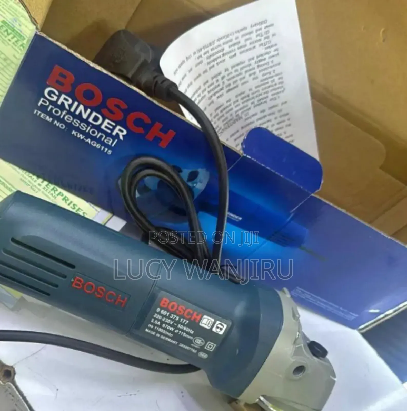New Bosch Angle Grinder 4"