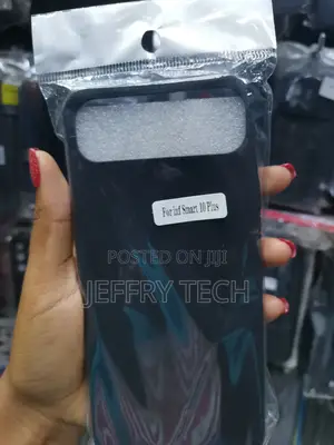 Blikeea Infinix Smart 10 +(Plus) Black Soft Silicone Phone Case/Cover