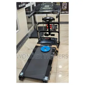 Treadmill Comes With 2pcs Neoprine Dumbells 1kg Each, Massage Belt