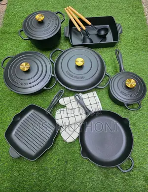 Raw 11-Piece Cast Iron Cookware Set by Nbrichard.