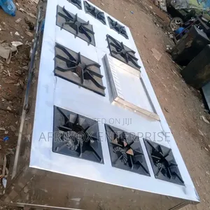 9 Burner Commercial Cooker Combined With a Hot Plate Chapati Griddle