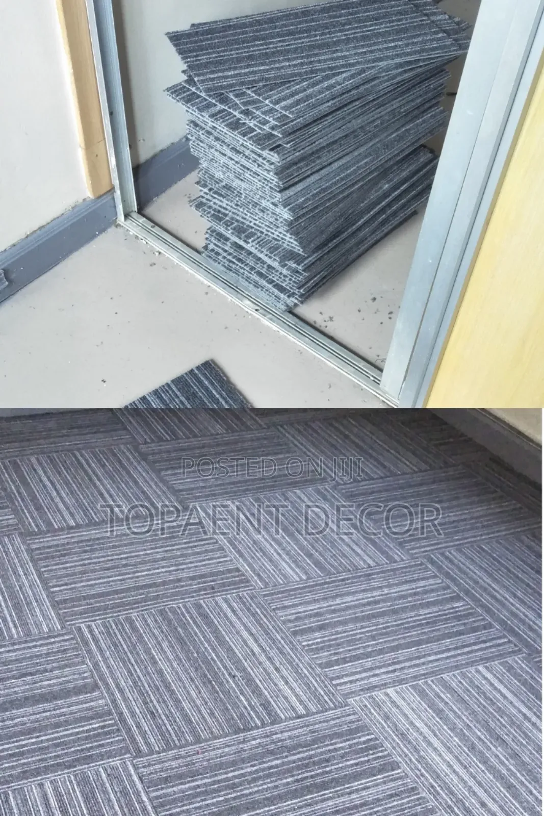 Grey ,High Quality , Durable Carpet Tilling Flooring Solution