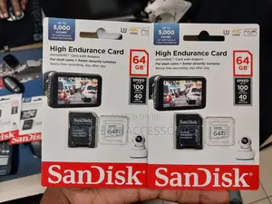 Sandisk High Endurance 64 Gb Microsdxc Cards With Adapters,