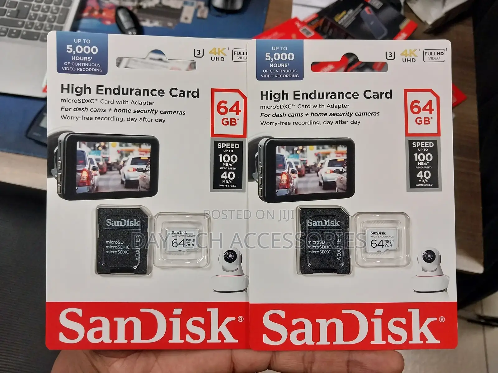 Sandisk High Endurance 64 Gb Microsdxc Cards With Adapters,