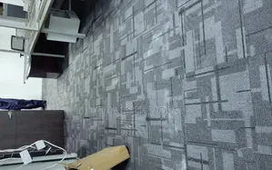 Well Fitted Wall to Wall PVC Floor Tile Carpets With Rubber Insulation