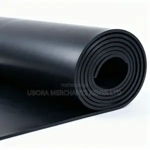 Durable Natural Rubber Sheeting 10mx1.2m, 9mm Thick