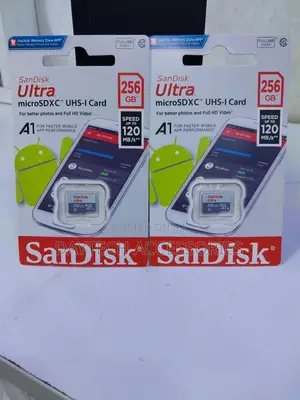 Sandisk Ultra 256gb Micro Sd Card SDXC A1 Uhs-I 120mb/S