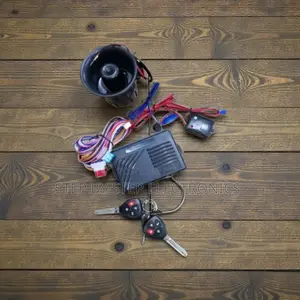 Anti-Theft Car Alarm Kit With Remote Flip Keys and Panic Siren Mode