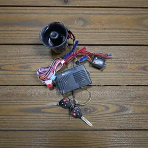 Universal Auto Alarm With Flip Remotes, Loud Siren and Smart Sensors