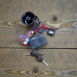 Car Burglar Alarm Kit With Two Flip Keys and High Sensitivity Alarm
