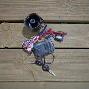 Universal Car Security Alarm With Flip Keys and Intrusion Sensors