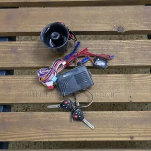 Anti-Theft Car Alarm With Flip Remotes, Shock Alert and Loud Siren