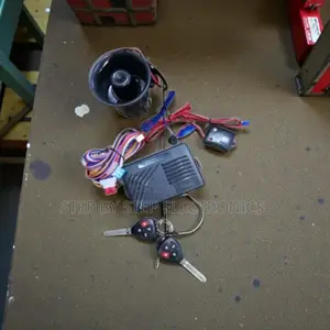 Car Security Anti-Theft Kit With Flip Keys and Smart Alarm Sensors