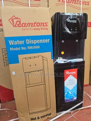 Black Ramtons Hot and Normal Standing Water Dispenser
