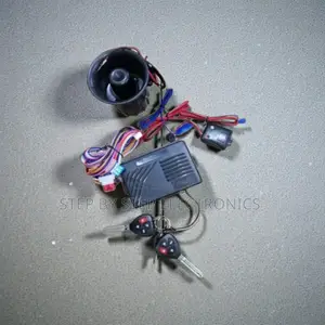 Smart Universal Car Alarm Kit With Loud Siren and Flip Remote Controls