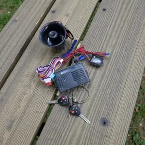 Car Alarm Kit With Flip Keys, Intrusion Alerts and Loud Siren Sound