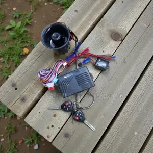 Car Security Alarm Kit With Dual Flip Keys and Full Protection Sensors