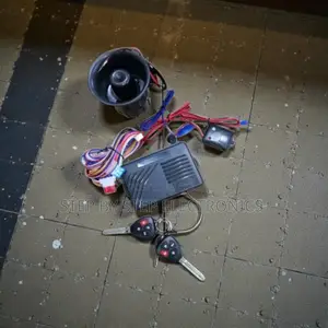 Anti-Theft Car Alarm With Flip Keys, Door Trigger and Shock Alert