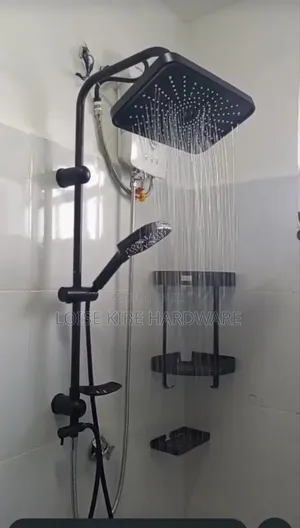 Black Shower Without Mixer Available
