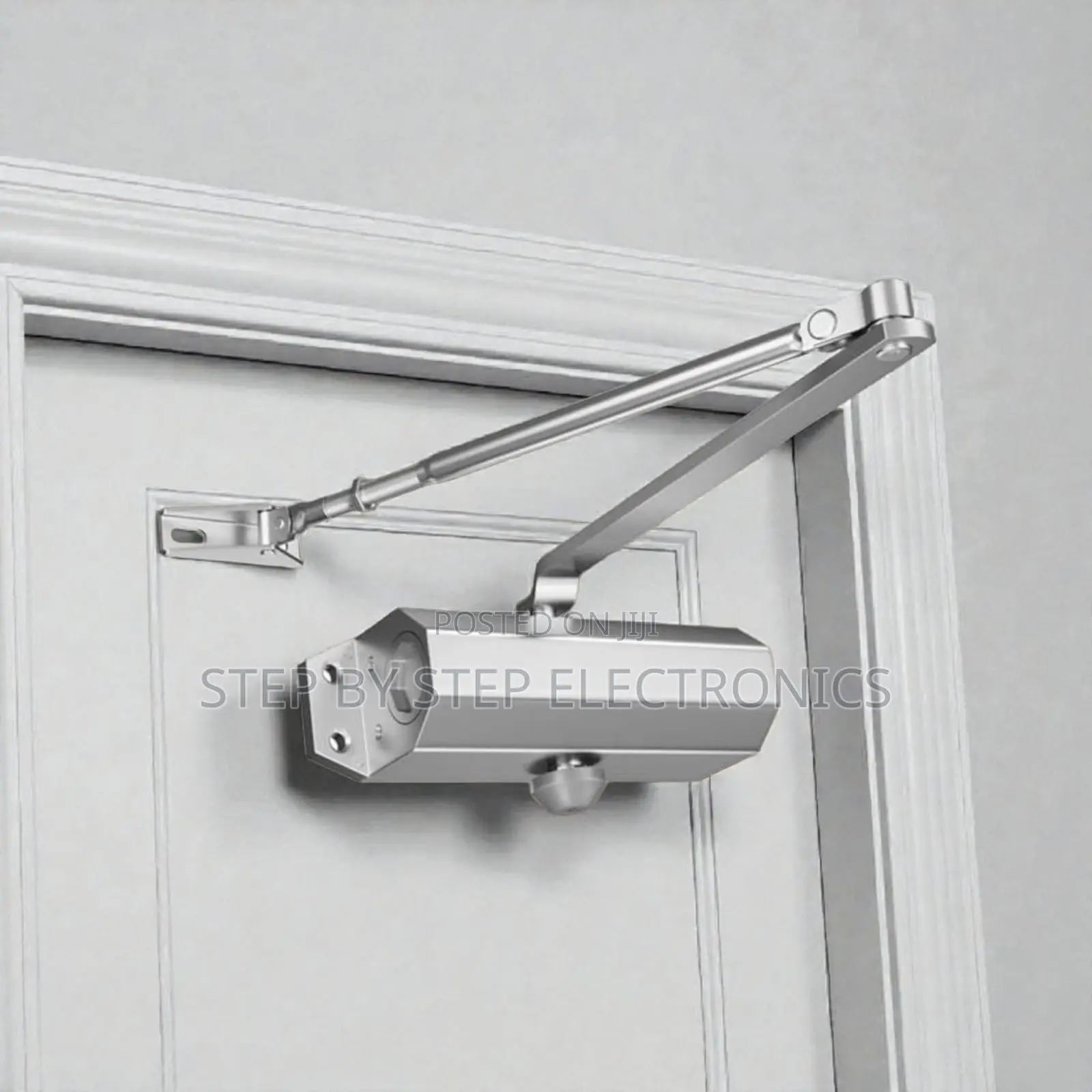 Fireproof Aluminum Hydraulic Automatic Door Closer 180° Max Opening