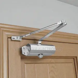 Premium Silver Aluminum Door Closer Adjustable Automatic Closing