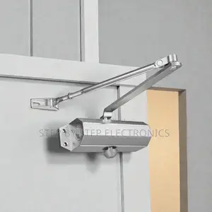 Heavy Duty Aluminum Door Closer Device Smooth Quiet Hydraulic Control