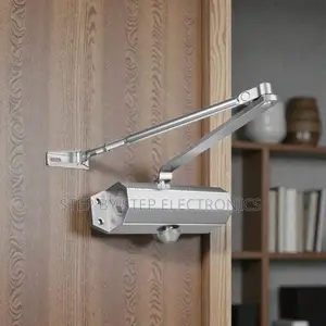 Adjustable Arms Aluminum Auto Door Closer 25-45kg Load