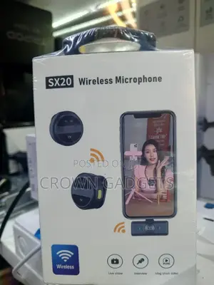 Sx20 Noise-Reduction Wireless Mic for Vlogging Interviews