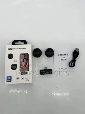 Sx20 Magnetic Wireless Microphone for iPhone Android