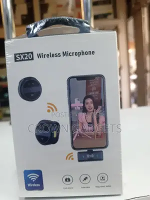 Sx20 Wireless Clip-on Mic With Noise Reduction for Phones