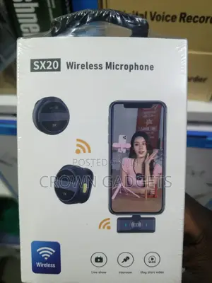 Sx20 2.4g Wireless Microphone for Interviews Livestream
