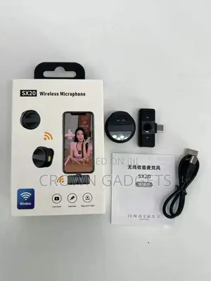 Sx20 Magnetic Lapel Mic for iPhone Android Devices